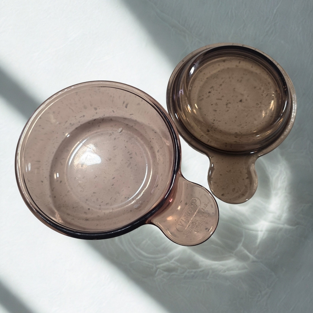 Corningware Brown Glass Mixing Bowls